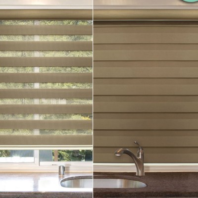 Combi blinds, combi shade, twins zebra blind