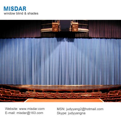 Stage curtain, Motorized Stage curtain system, Roll up stage curtain