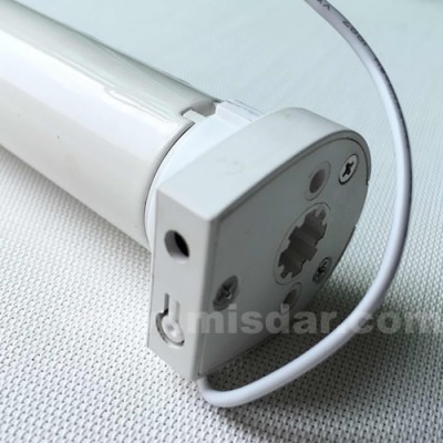 Battery powered motor, battery operated dc motor, battery charging roller blind