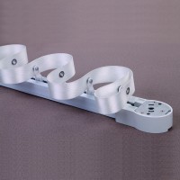 Electric curtain motor pole, window curtain track, window covering rail